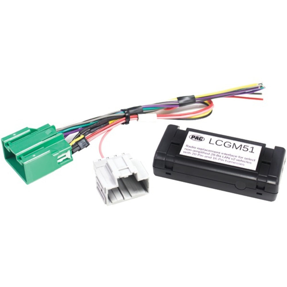PAC LCGM51 Radio Replacement Interface for Select Nonamplified GM Vehicles (29-Bit, 20 and 16 Pin) - GadgetSourceUSA