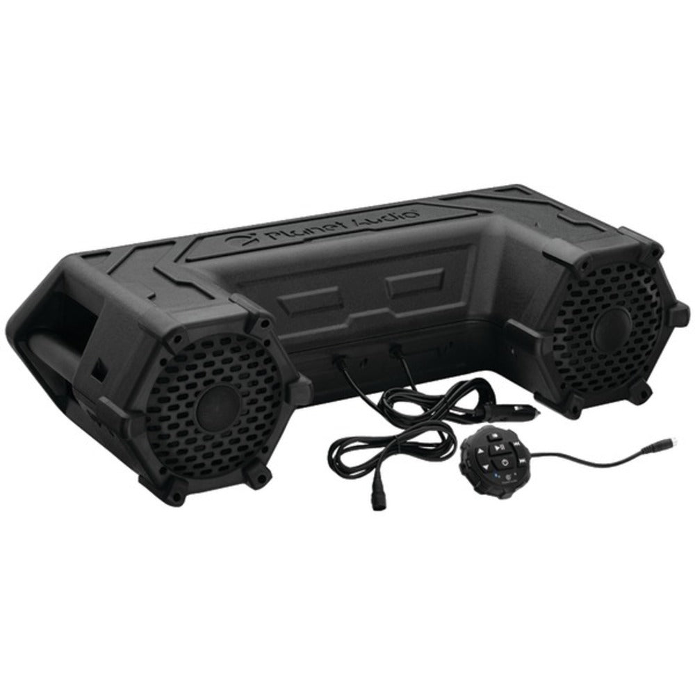 Planet Audio PATV65 Powersports Series Waterproof All-Terrain Sound System with Bluetooth and LED Light Bar (6.5", 450 Watts) - GadgetSourceUSA