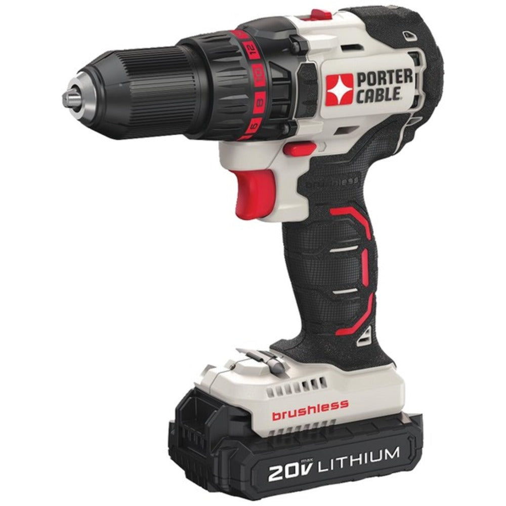 PORTER-CABLE PCC608LB 20-Volt MAX* Compact Cordless and Brushless Drill - GadgetSourceUSA