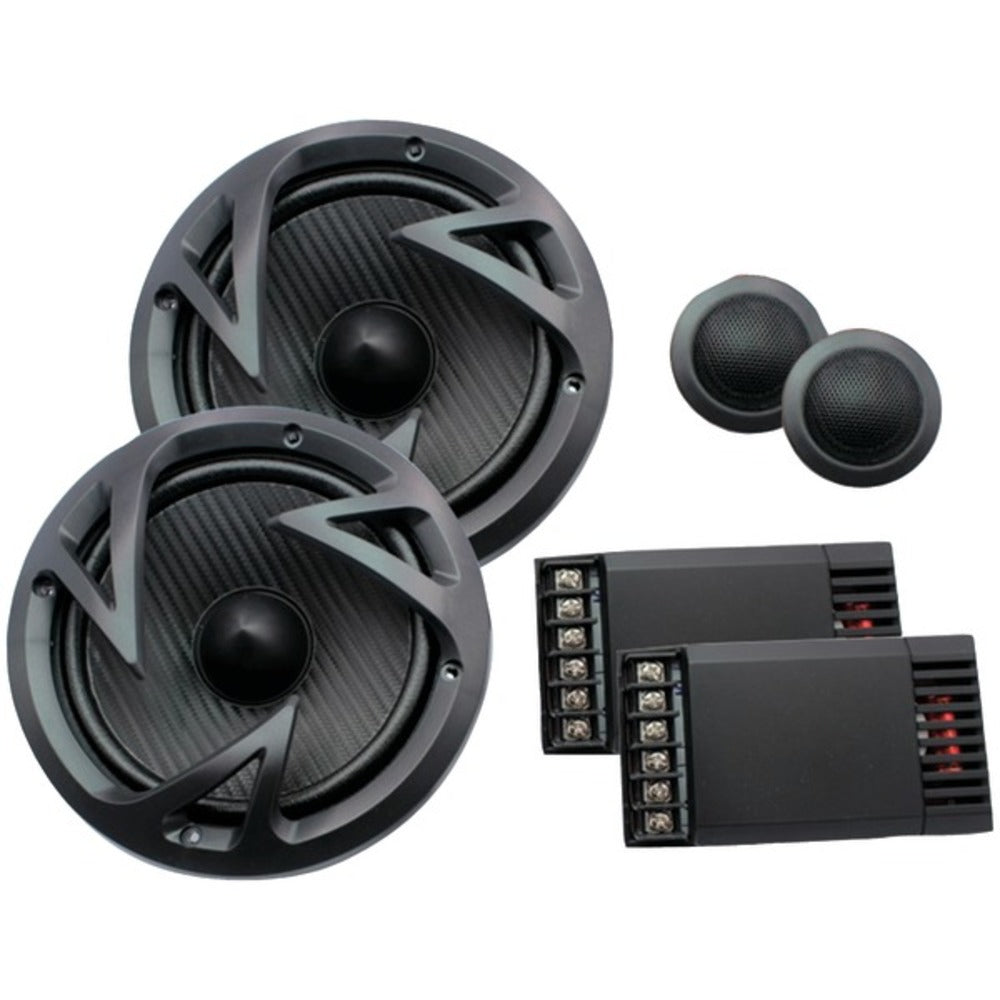 Power Acoustik EF-60C Edge Series 6.5" 500-Watt 2-Way Component Speaker System - GadgetSourceUSA