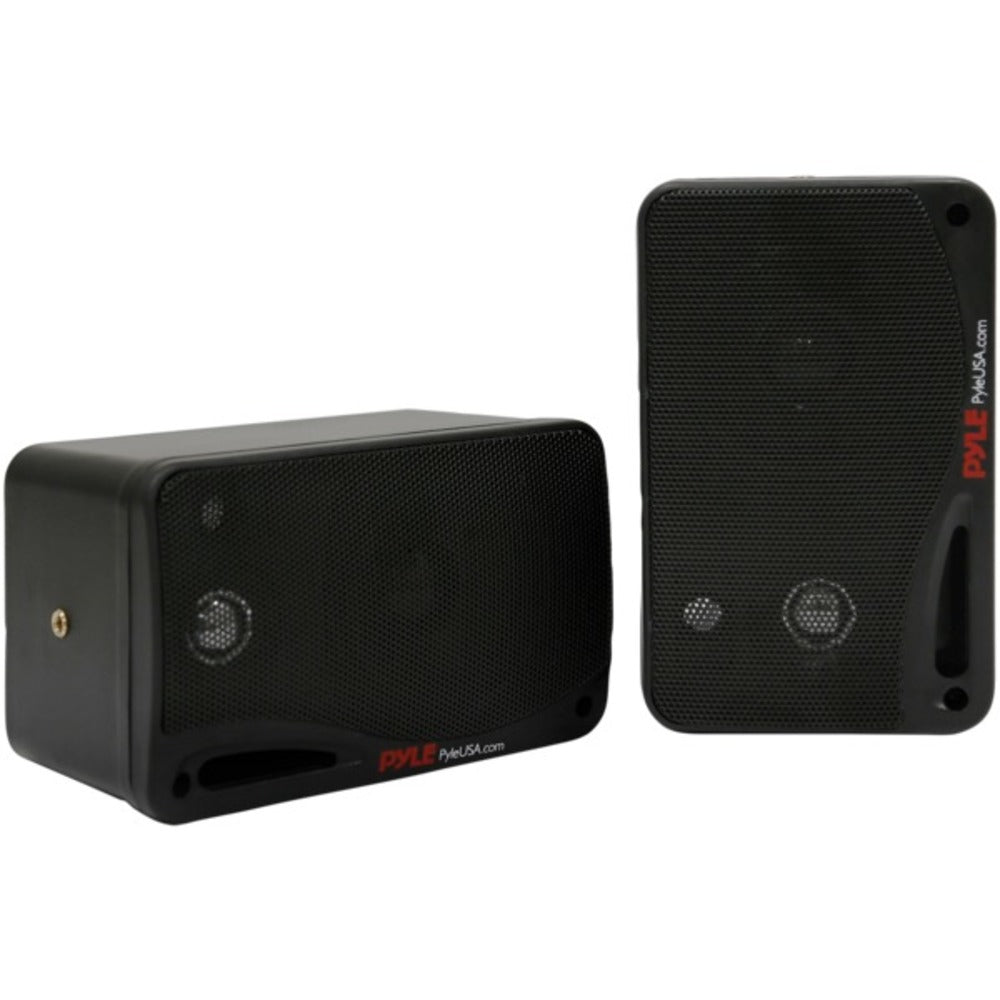 Pyle PDWR42BBT 3.5-Inch 200-Watt 3-Way Indoor/Outdoor Bluetooth Home Speaker System (Black) - GadgetSourceUSA