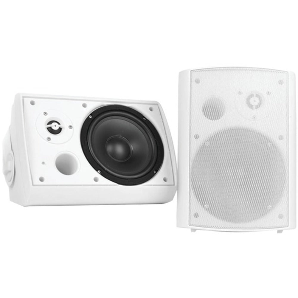 Pyle Home PDWR51BTWT 5.25" Indoor/Outdoor Wall-Mount Bluetooth Speaker System (White) - GadgetSourceUSA