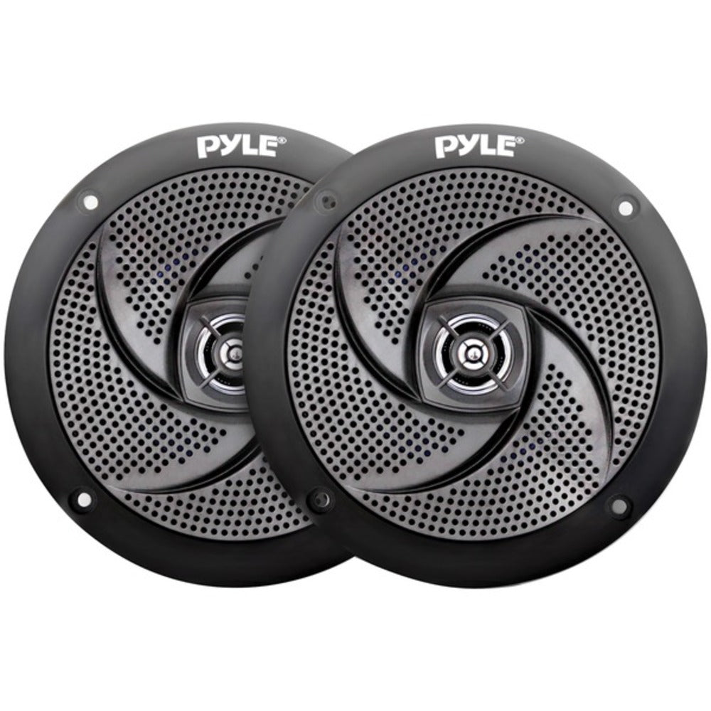 Pyle PLMRS4B 4-Inch 100-Watt Low-Profile Waterproof Marine Speakers - GadgetSourceUSA
