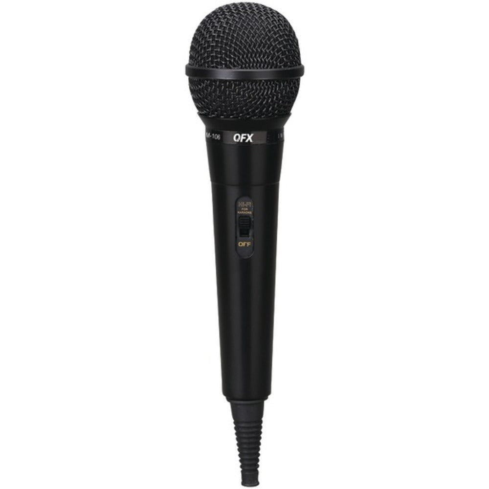 QFX M-106 Unidirectional Dynamic Microphone with 10ft Cable - GadgetSourceUSA