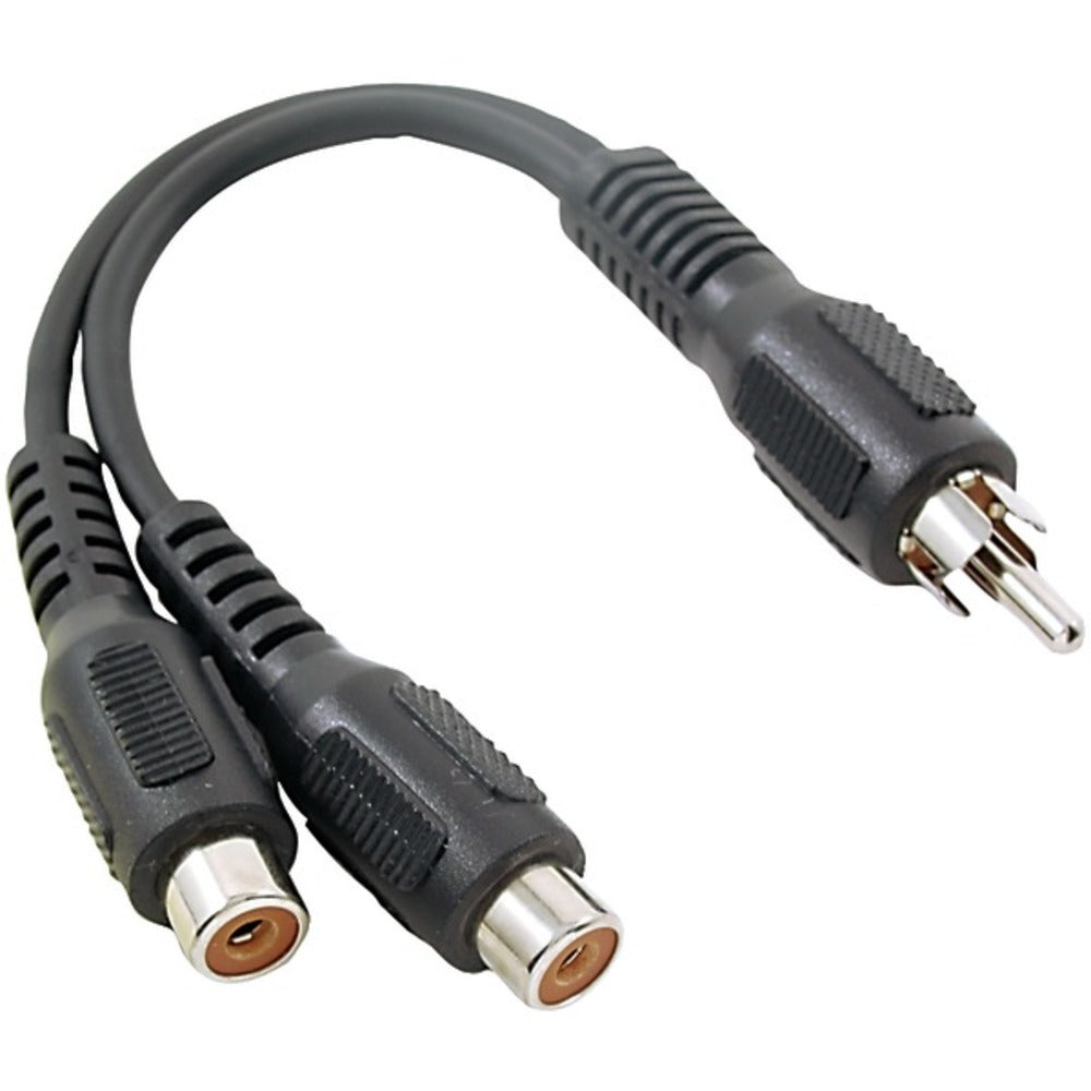 RCA AH25R RCA Y-Adapter (1 Male to 2 Females) - GadgetSourceUSA