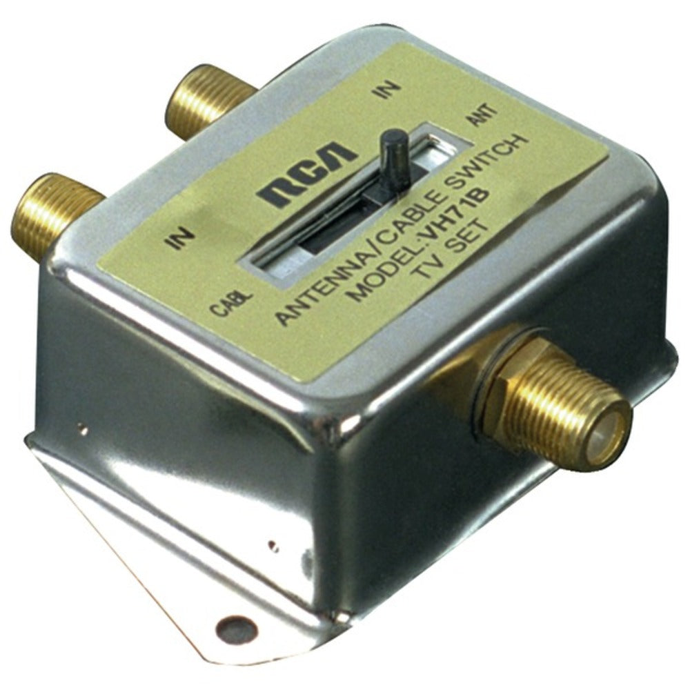 RCA VH71R 2-Way A/B Coaxial Cable Slide Switch - GadgetSourceUSA