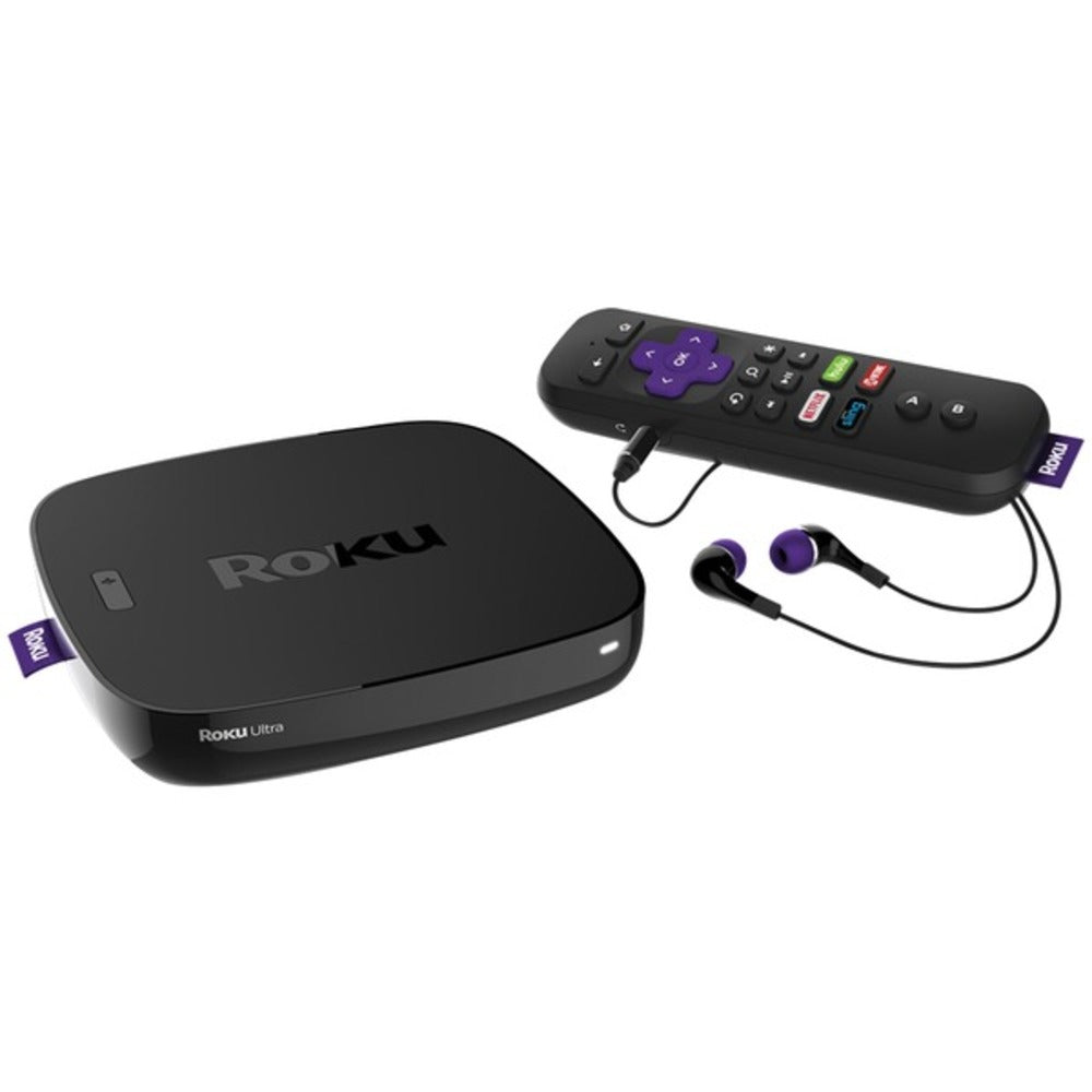 Roku 4661XB Refurbished Ultra Streaming Player with In-Ear Headphones - GadgetSourceUSA