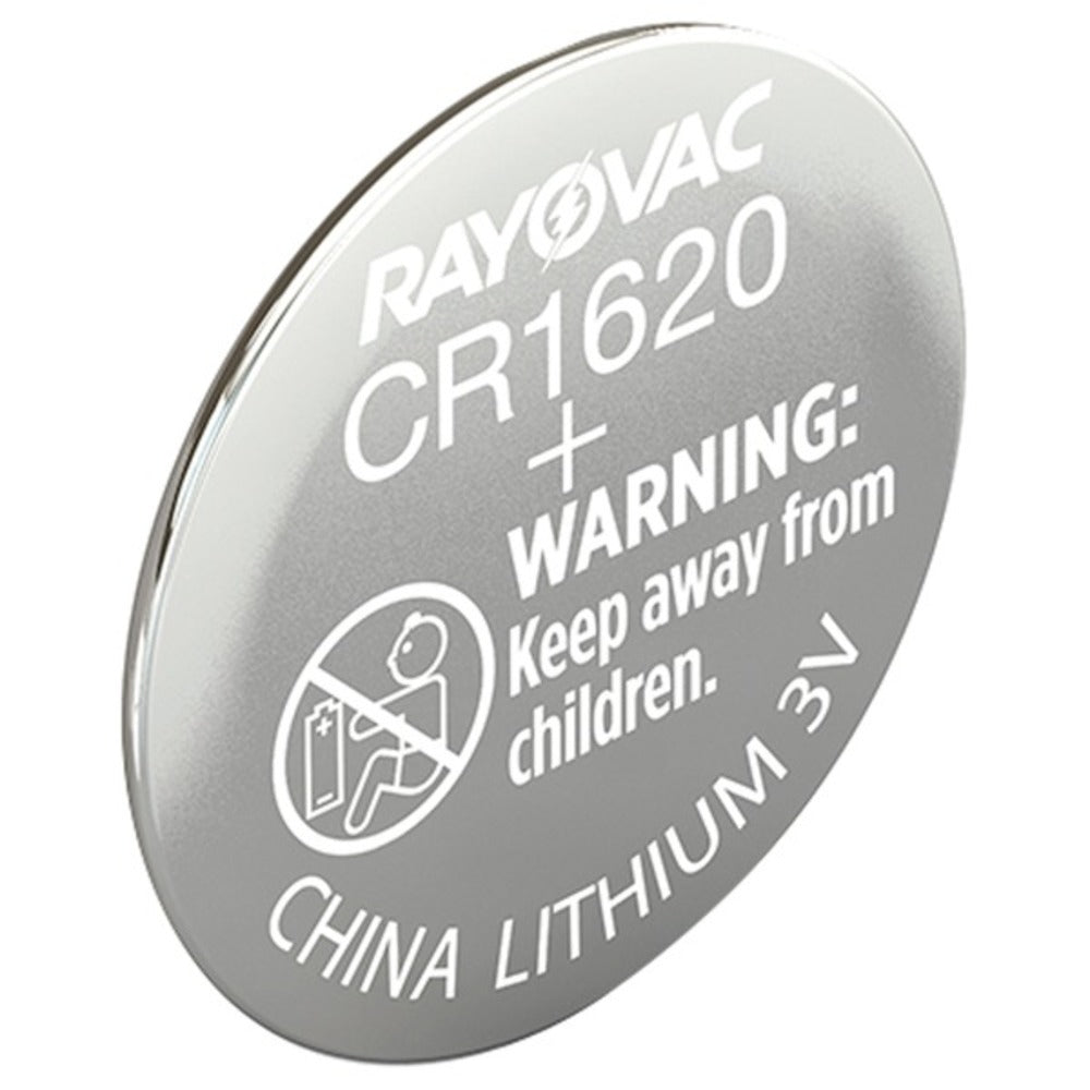 RAYOVAC KECR1620-1C 3-Volt Lithium Keyless Entry Battery (1 pk; CR1620 Size) - GadgetSourceUSA