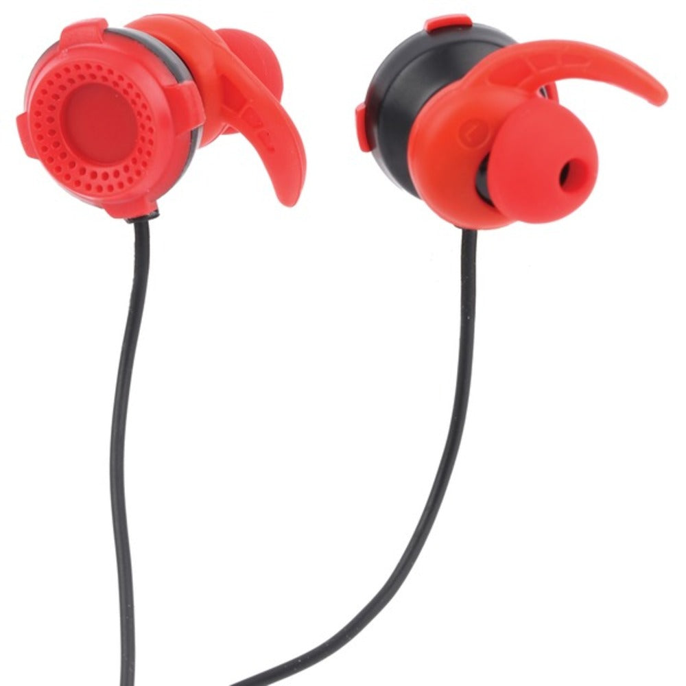 Lvlup LU701-RED Gaming Earbuds with Removable Microphone (Red) - GadgetSourceUSA