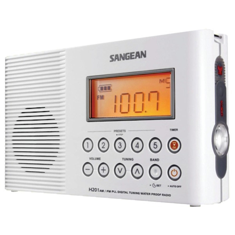Sangean H201 Portable Water-Resistant Radio - GadgetSourceUSA