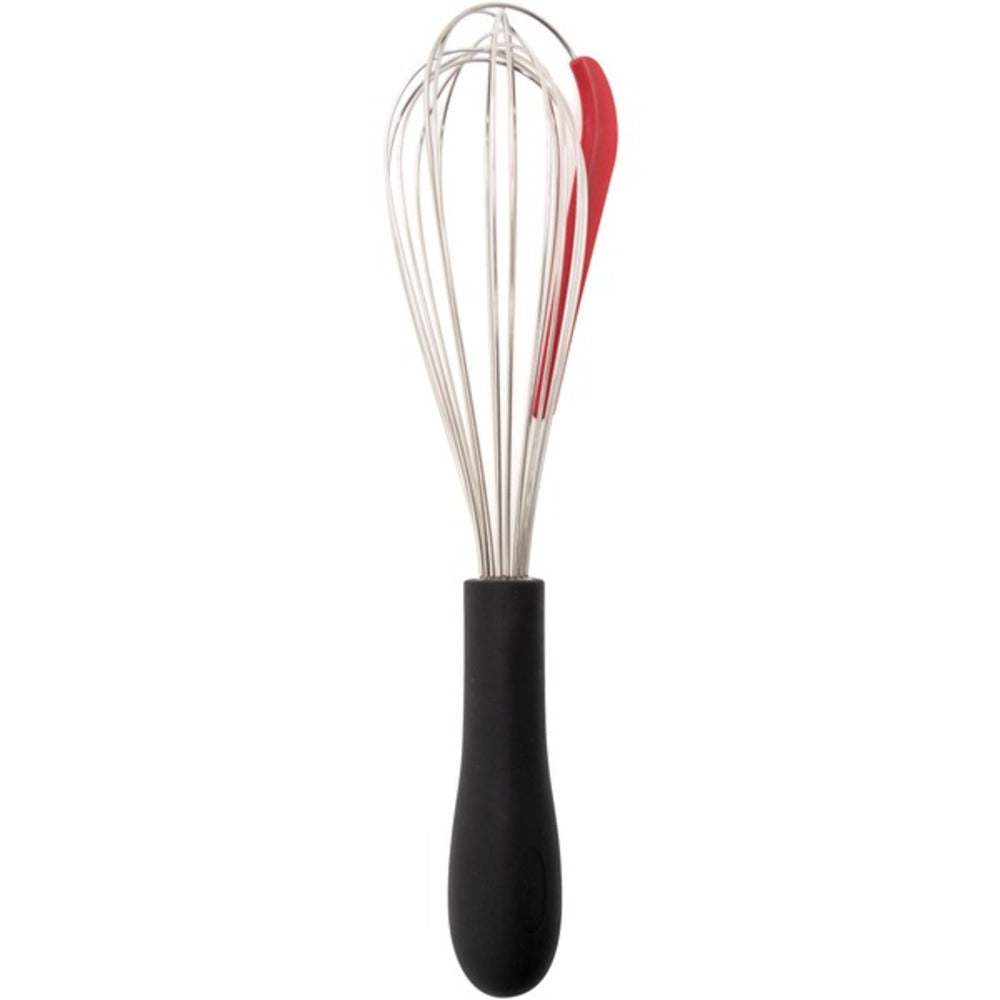 Starfrit 092960-006-0000 Stainless Steel Whisk with Integrated Silicone Scraper - GadgetSourceUSA