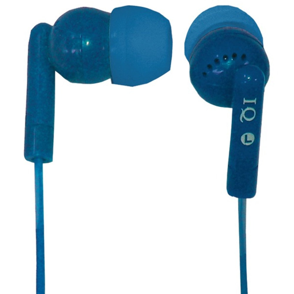 Supersonic IQ-106 BLUE Porockz Stereo Earphones (Blue) - GadgetSourceUSA