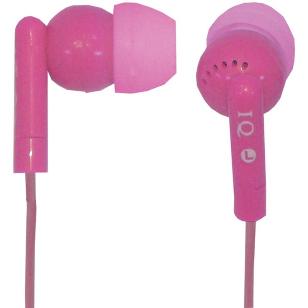 Supersonic IQ-106 PINK Porockz Stereo Earphones (Pink) - GadgetSourceUSA