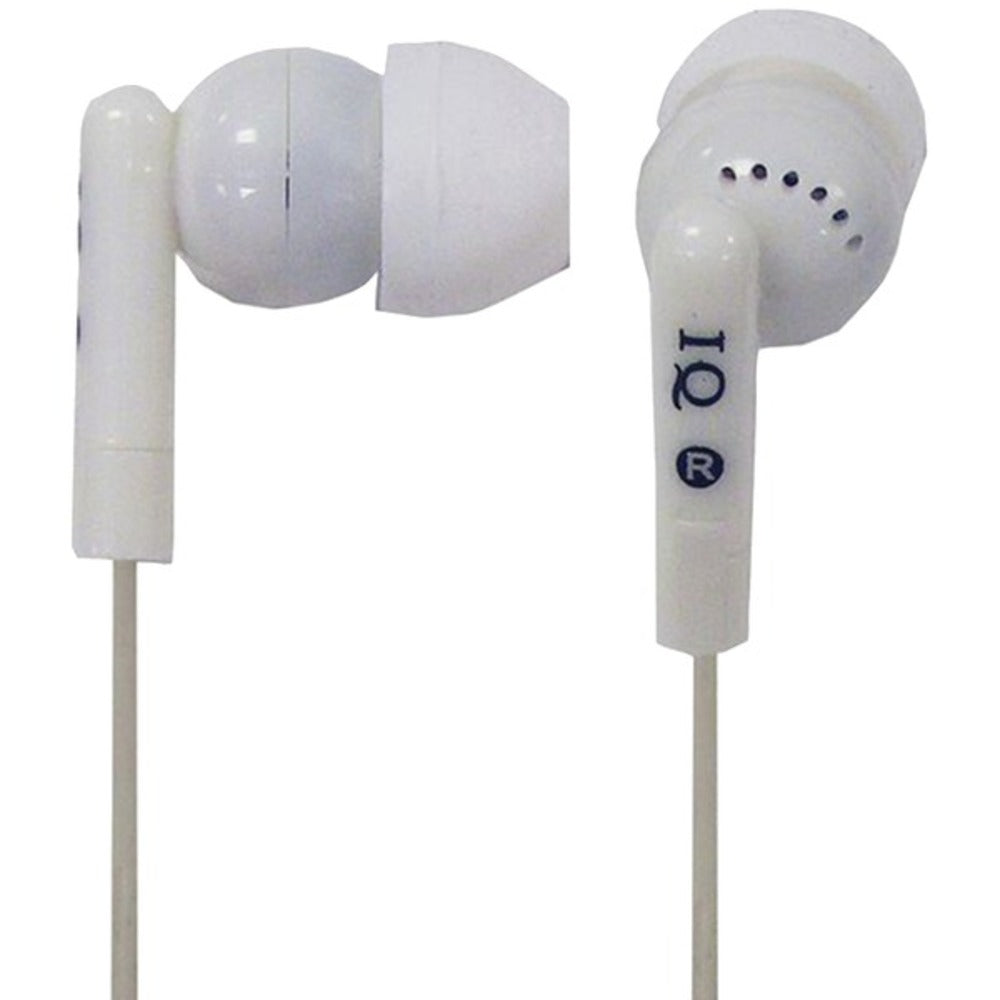 Supersonic IQ-106 WHITE Porockz Stereo Earphones (White) - GadgetSourceUSA