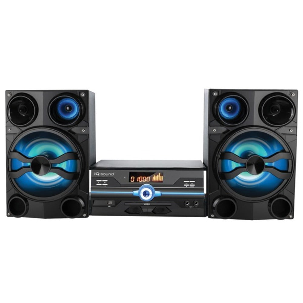 Supersonic IQ-9000BT Hi-Fi Multimedia Audio System with Bluetooth and Auxiliary/USB/Microphone Inputs - GadgetSourceUSA