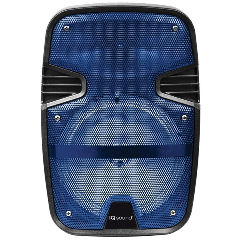 Supersonic IQ-4078DJBT- Blue 8-Inch Tailgate Bluetooth Speaker (Blue) - GadgetSourceUSA