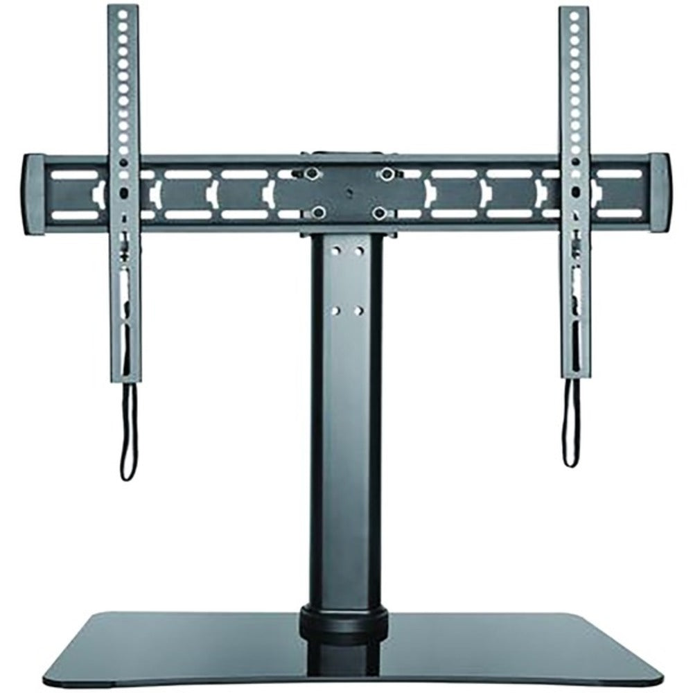 STANLEY TTL6644TS 32-Inch to 70-Inch Adjustable Tabletop TV Stand with Glass Base - GadgetSourceUSA