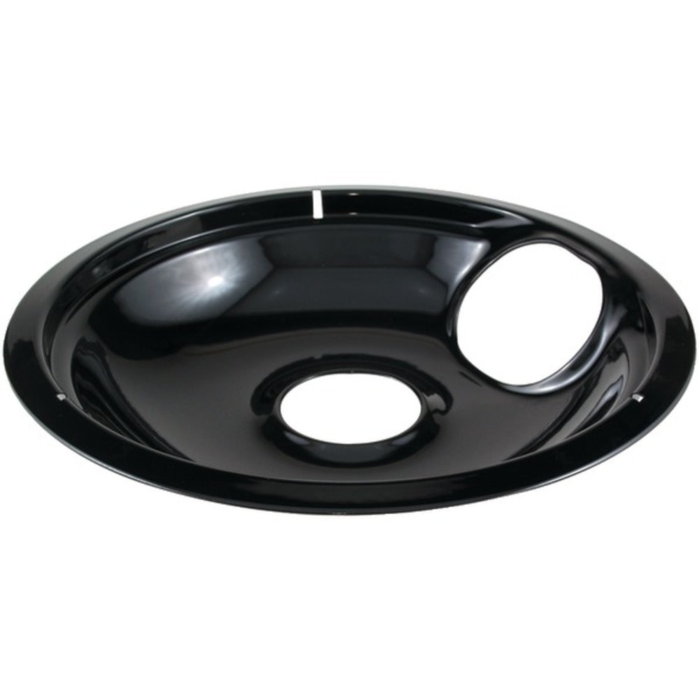 Stanco Metal Products 414-8 Black Porcelain Replacement Drip Pan (8") - GadgetSourceUSA