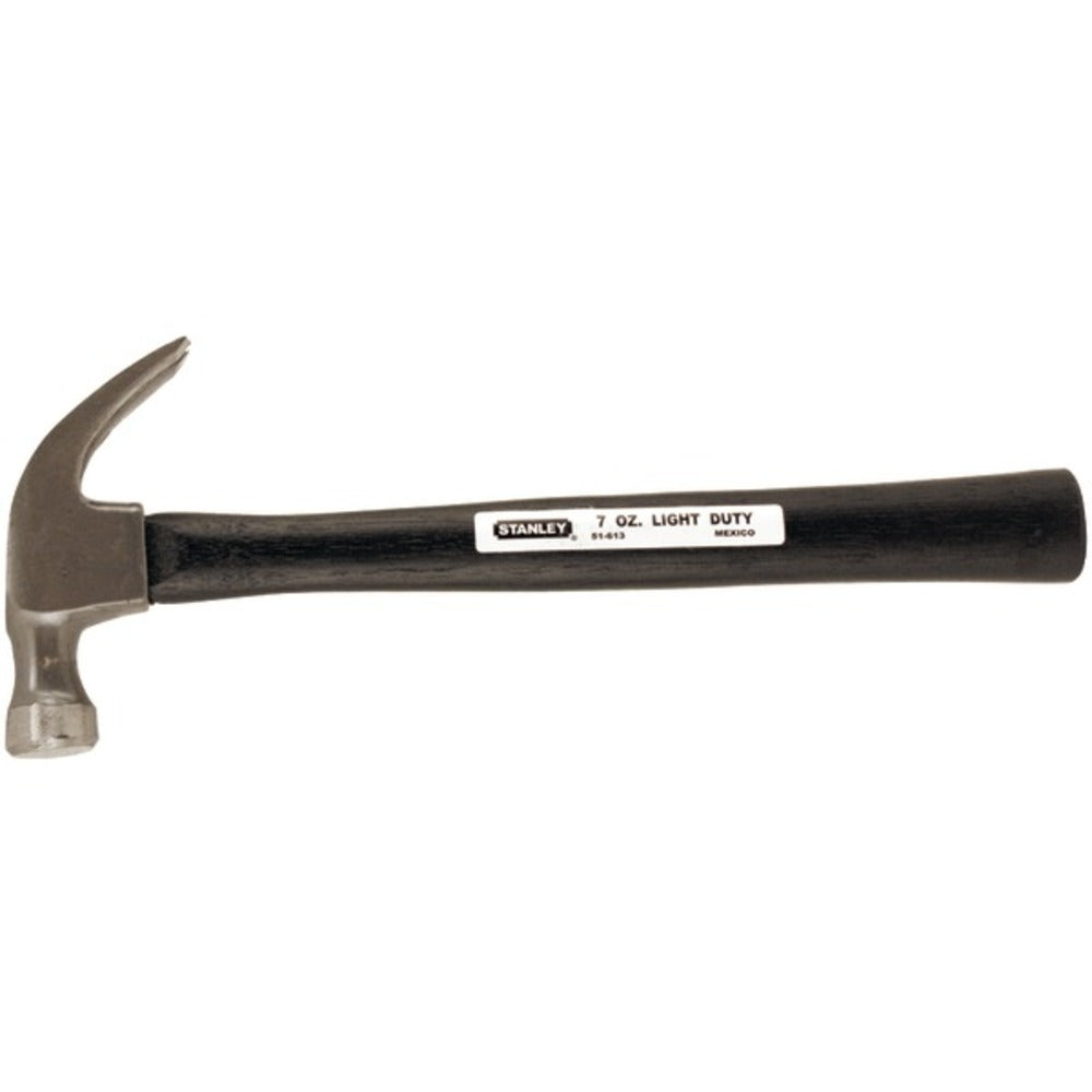 STANLEY 51-613 Wood-Handled Nail Hammer (7oz) - GadgetSourceUSA