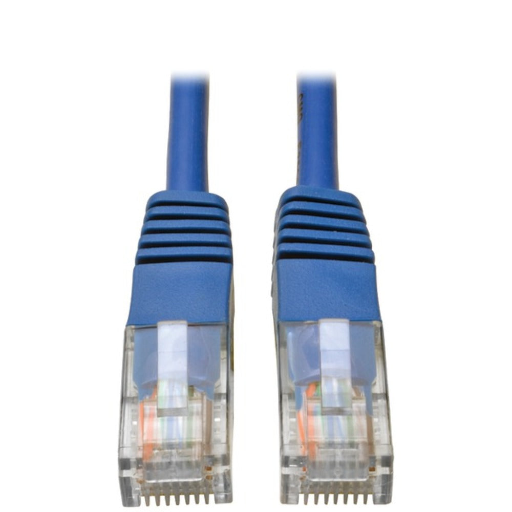 Tripp Lite N002-003-BL CAT-5E Molded Patch Cable, 3ft (Blue) - GadgetSourceUSA