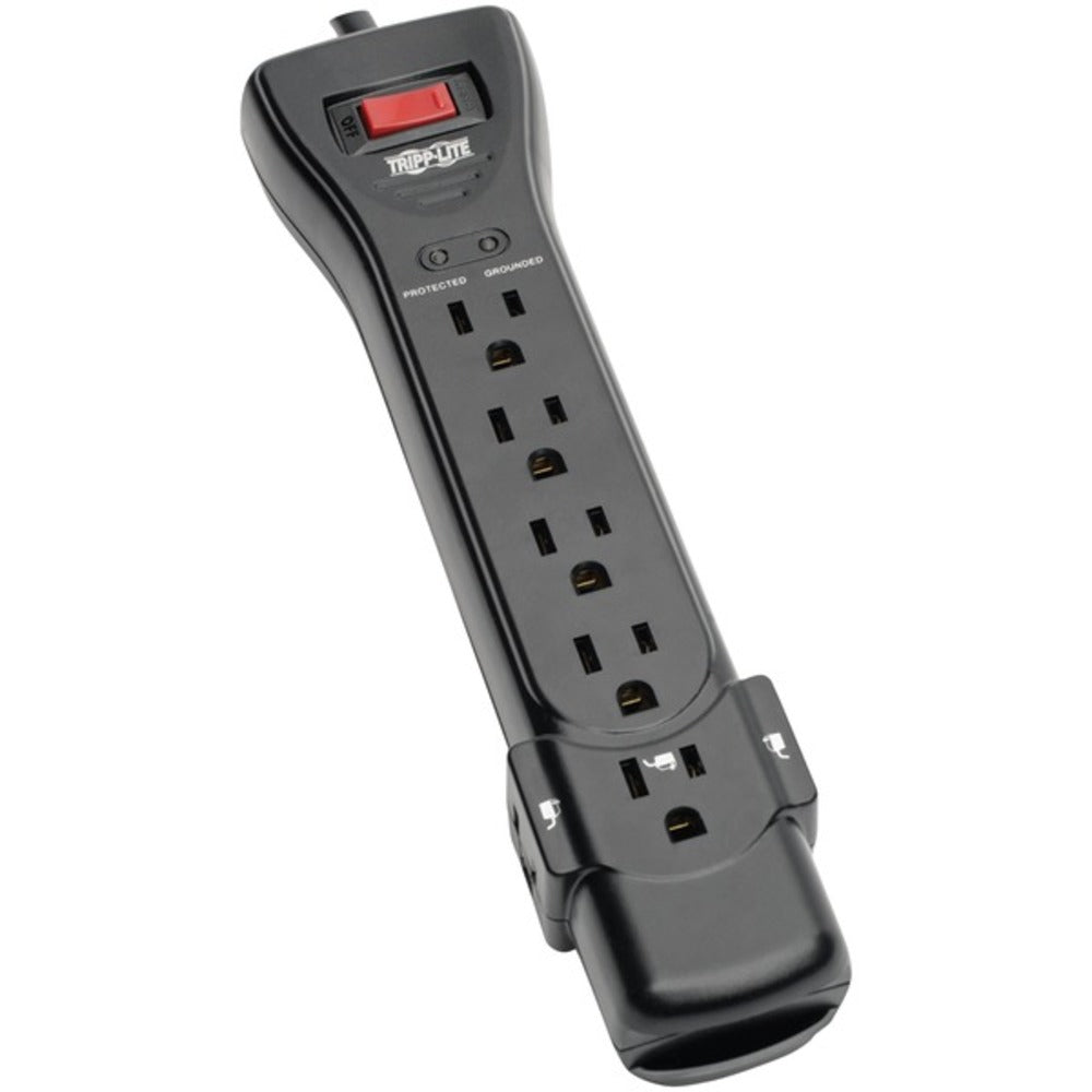 Tripp Lite SUPER725B Protect It! 7-Outlet Surge Protector Power Strip, 25-Foot Cord - GadgetSourceUSA