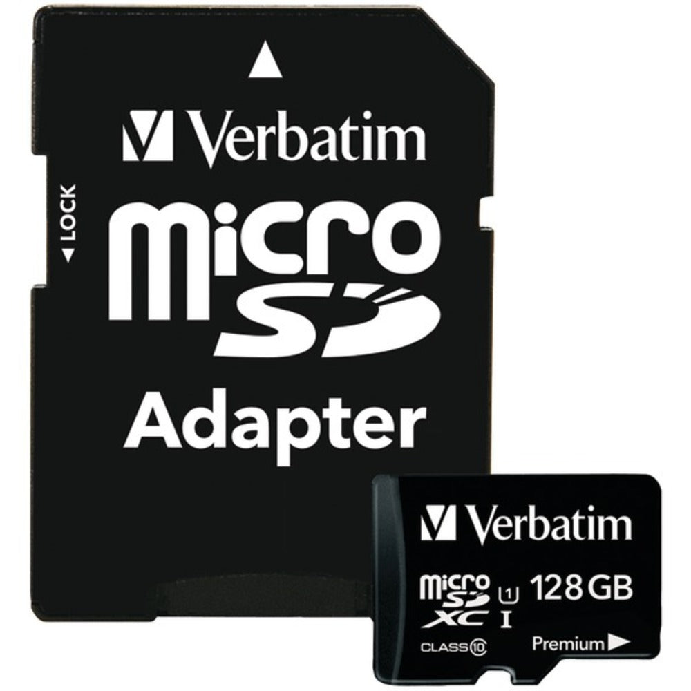 Verbatim 44085 128GB Premium microSDXC Card with Adapter - GadgetSourceUSA