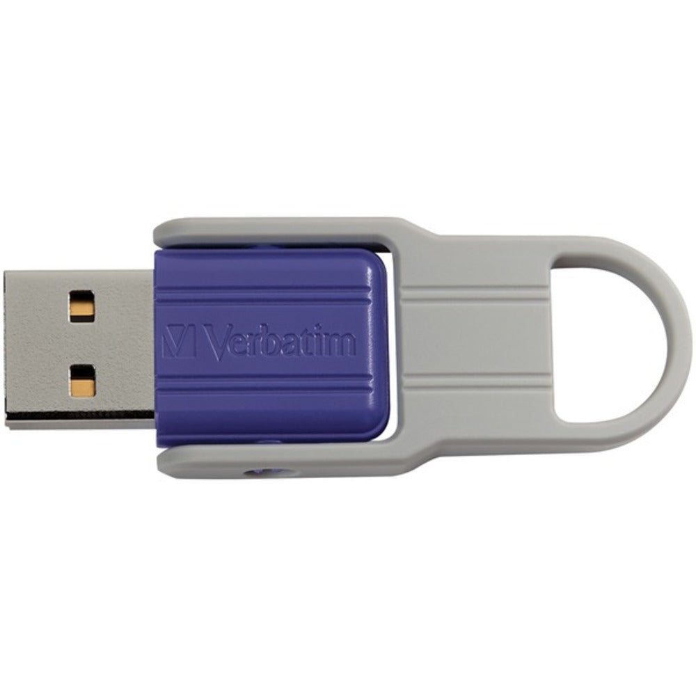 Verbatim 70060 32 GB Store 'n' Flip USB Drive, Violet - GadgetSourceUSA