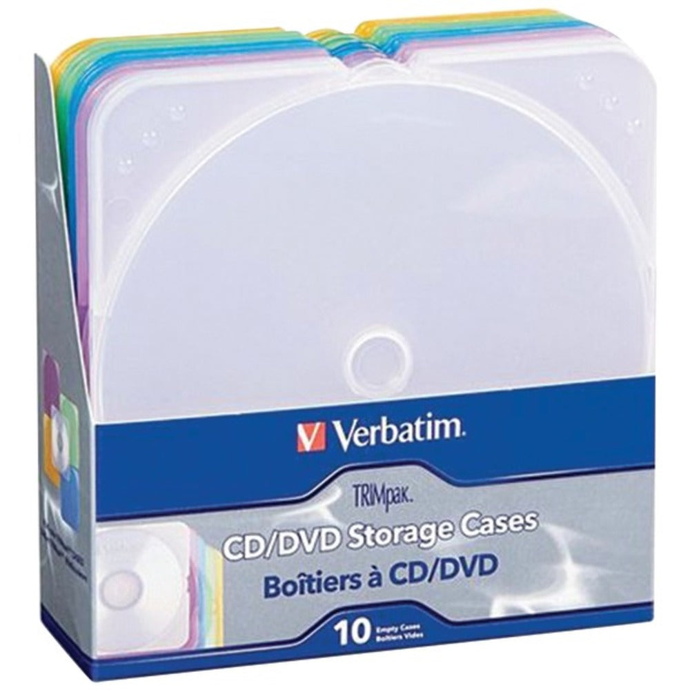 Verbatim 93804 TRIMpak CD/DVD Storage Cases, 10 pk - GadgetSourceUSA