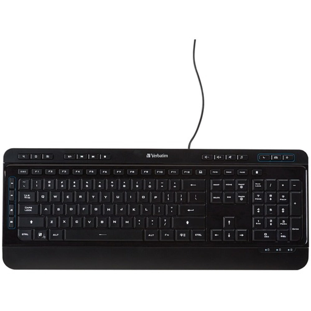 Verbatim 99789 Illuminated Wired Keyboard - GadgetSourceUSA