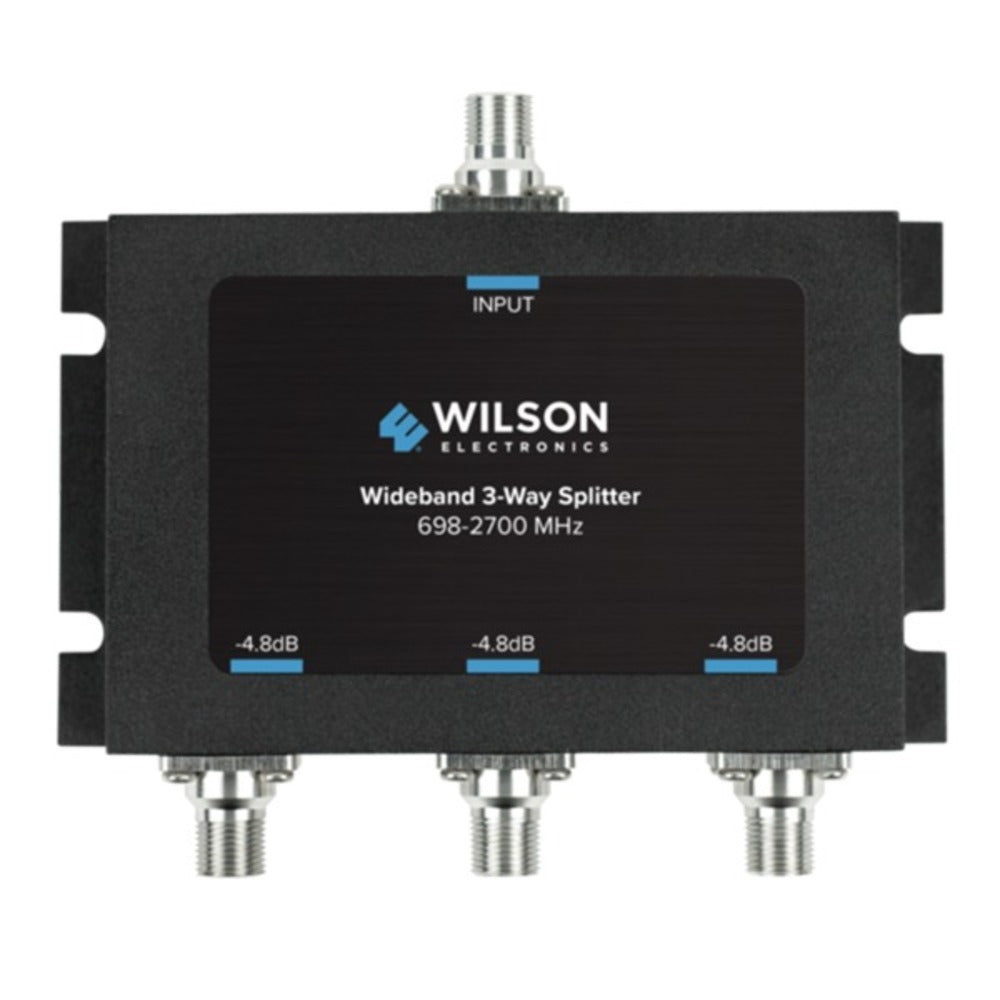 Wilson Electronics 850035 Wideband 3-Way Splitter with F-Female Connector - GadgetSourceUSA