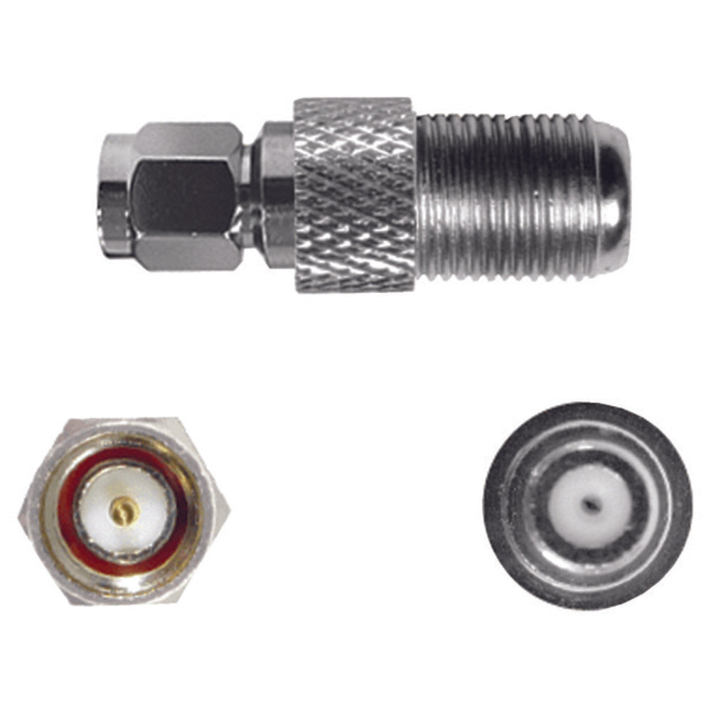 Wilson Electronics 971165 SMA-Male to F-Female Connector - GadgetSourceUSA