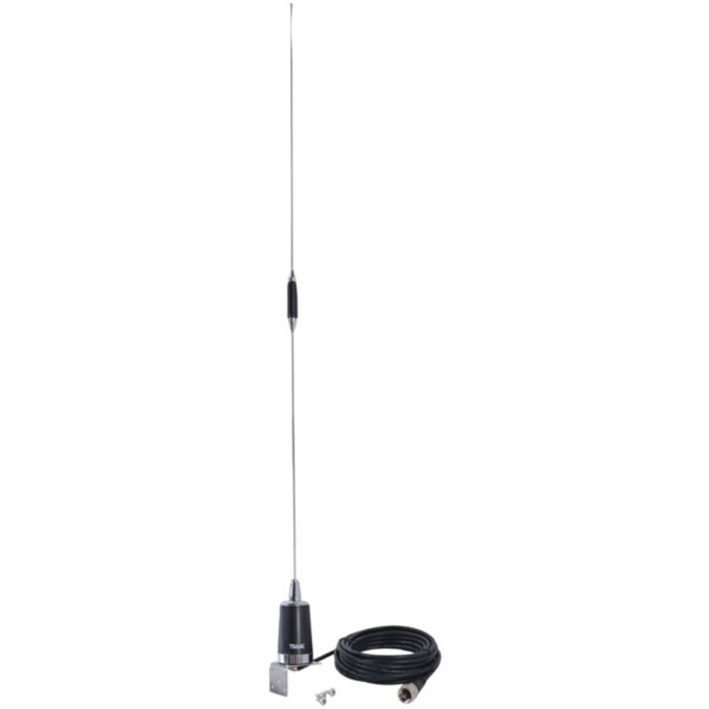Tram 10280 Pre-Tuned 144MHz-148MHz VHF/430MHz-450MHz UHF Dual-Band Amateur Trunk or Hole Mount Antenna Kit with PL-259 Connector - GadgetSourceUSA