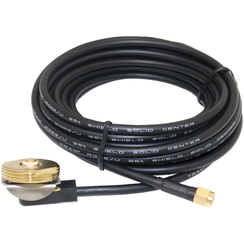 Tram 2252-SMA NMO 3/8"-3/4" Hole Mount with Cable and SMA Male Connector - GadgetSourceUSA