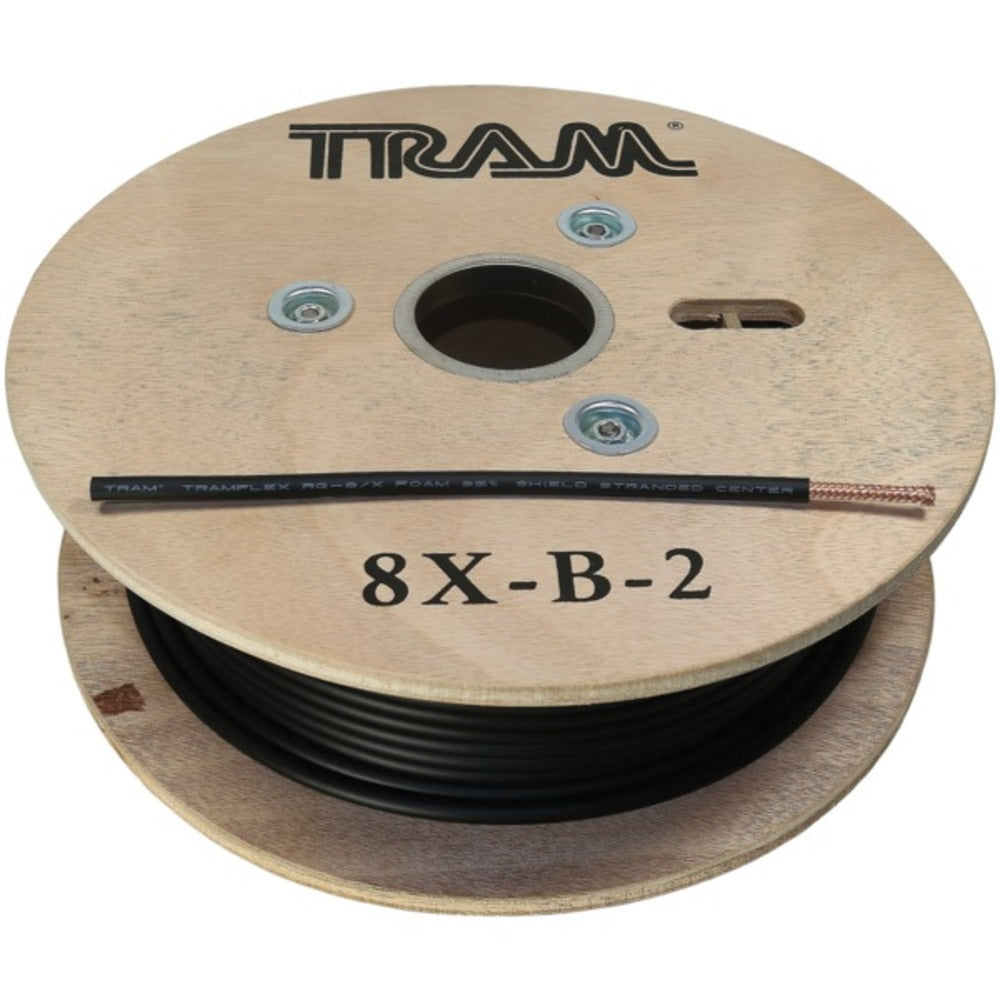 Tram 8X-B-2 RG-8X Tramflex Precision RF Coax Cable (200 Feet) - GadgetSourceUSA