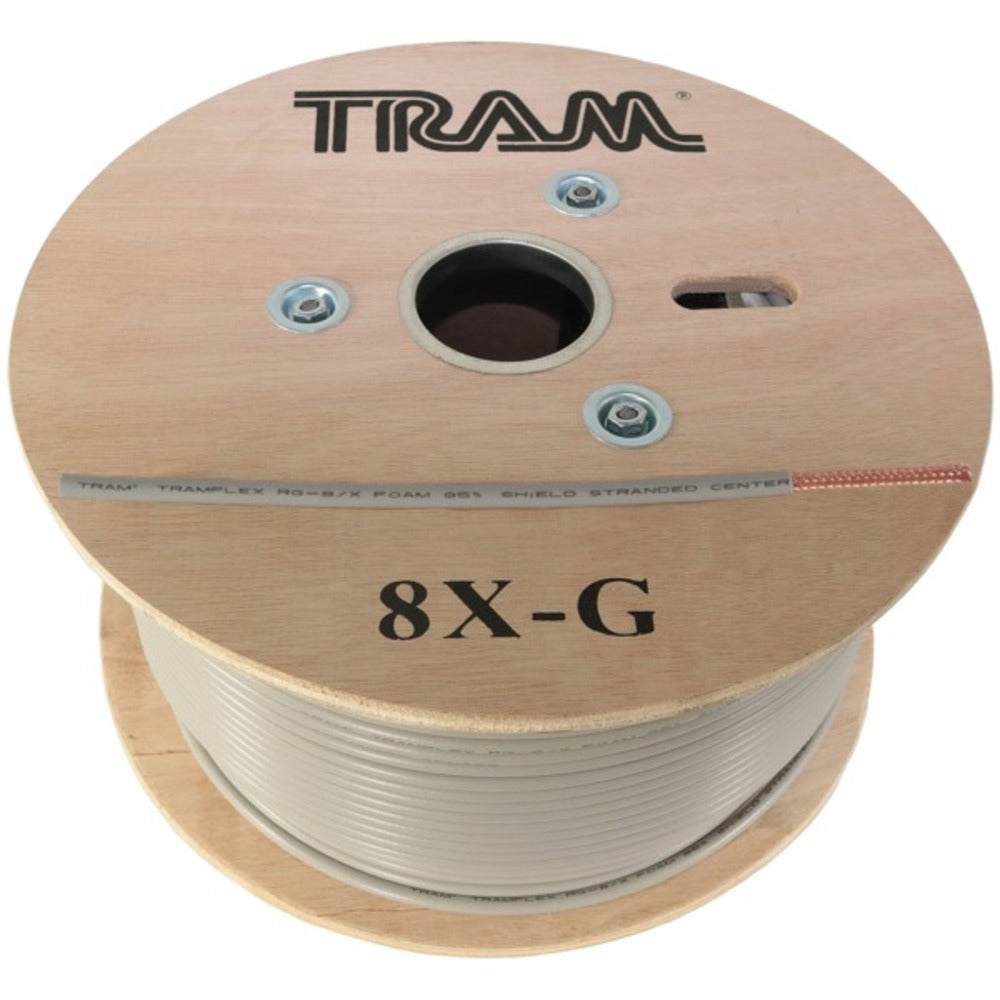 Tram 8X-G RG-8X Tramflex Precision RF Coax Cable (500 Feet) - GadgetSourceUSA