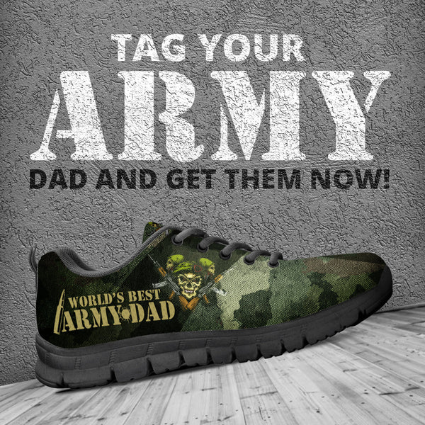 No.1 Army Dad Sneakers - GadgetSourceUSA