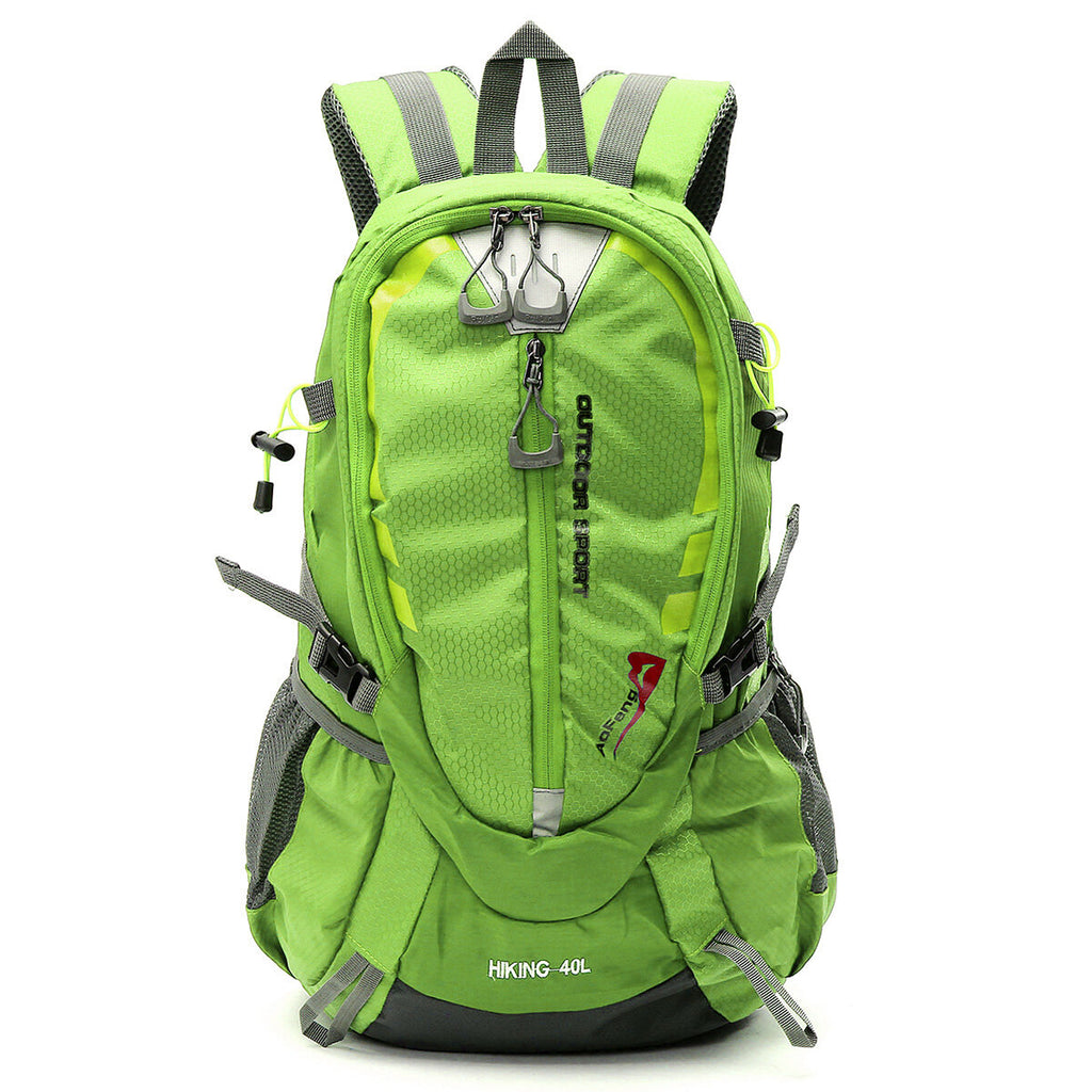 Xtreme ZD-DW10 40L Waterproof Nylon Backpack Sports Travel Hiking Climbing Unisex Rucksack   - Black - GadgetSourceUSA