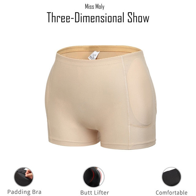 Men's Padded Enhancer Underwear Shapewear Butt Lifter Boxer Briefs Body  Shaper