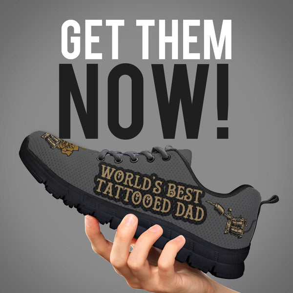 World's Best Tattooed Dad Sneakers - GadgetSourceUSA